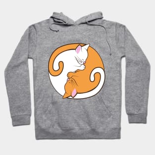 Yin and Yang Cats Hoodie